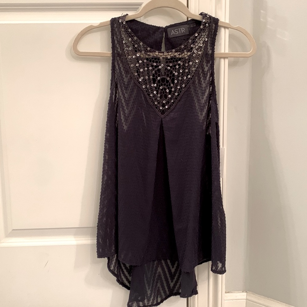 ASTR Sequined Top- New With Tags